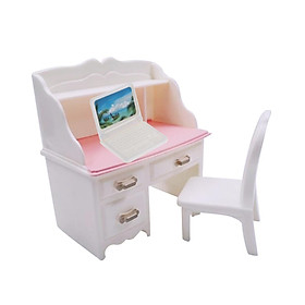 Dollhouse Miniature Desk Chair for Living Room Decor