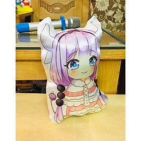 Gấu bông Maid Dragon Kanna hình in 2 mặt