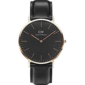 Daniel Wellington Classic Sheffield Rose Gold Watch, 40mm, Leather, for Men and Women