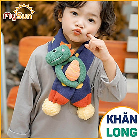 Khăn len choàng đeo quấn cổ cho bé trai gái 1 2 3 4 5 7 8 tuổi quàng cổ khi đi ra ngoài đẹp MySun
