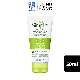 [Gift] Sữa rửa mặt Simple sạch sâu hiệu quả - cho da thường 50ml (mẫu ngẫu nhiên)