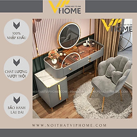Mua Bàn trang điểm  bàn phấn kèm gương tích hợp đèn LED kèm nút cảm ứng thông minh và ngăn kéo để đồ tiện lợi BTD-00138