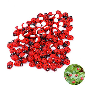 10 Con Bọ Cánh Cứng Trang Trí Cây Mini ( Giao màu ngẫu nhiên )
