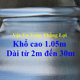 Combo ( Khổ rộng 1,05m x Dài từ 2m_30m ) Cách nhiệt túi khí chống nóng mái tôn mai mặt bạc