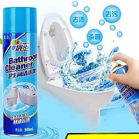 Bình Xịt Bọt Tuyết Tẩy Rửa Nhà Tắm Tẩy vết bẩn nhà Vệ Sinh Bathroom Cleaner