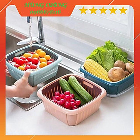Mua Sét Rổ kèm Chậu và Nắp đa năng 3 in 1 mẫu mới nhất 2020