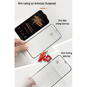 Kính cường lực Full màn cho Xiaomi Redmi K60 K60E K20 K30 K40 K50 Gaming Pro Ultra Extreme Racing chống tĩnh điện chống bụi