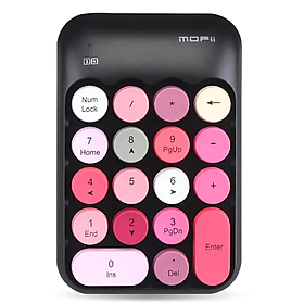 Bàn Phím Số Không Dây Mofii X910 Black (Màu Đen) - Hàng Chính Hãng