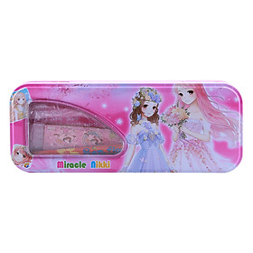 Hộp Bút Sắt Kèm Dụng Cụ Học Tập VPP An Phát 358 - Nikki