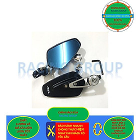 Bộ 2 Kính (Gương) Gù Chiếu Hậu Dành Cho Xe Máy (Màu Bạc)