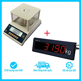 Mua Cân điện tử kỹ thuật kết nối với màn hình hiển thị số lớn Digi DS - Nhật Bản  Mức ký/ Độ chia lựa chọn: 100g/0.001g  200g/0.001g  300g/0.001g  400g/0.001g  500g/0.001g  600g/0.001g