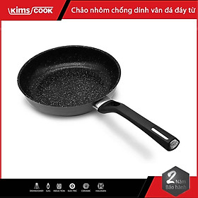 Chảo Easy Cook hợp kim nhôm chống dính vân đá đáy từ KIMS COOK 24cm