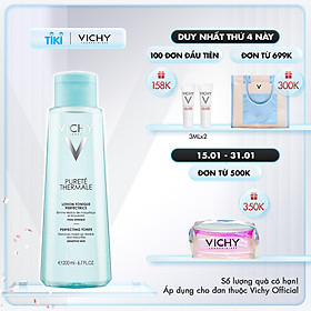 Nước cân bằng cấp ẩm dành cho da nhạy cảm Vichy Purete Thermale Perfecting Toner 200ml