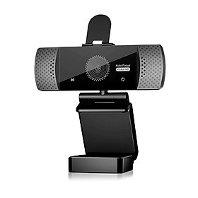 Máy ảnh máy tính tự động lấy nét Webcam tích hợp nắp đậy ống kính micrô với chân máy cho máy tính xách tay USB 1080P HD 2MP