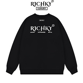 [Mã INBAU300 giảm 10% đơn 250K] Áo Sweater Local Brand Unisex Richky Premium Sweater Vietnamese Royal - RKS02