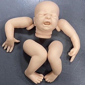 Unpainted Reborn Doll Handmade Soft Lifelike Doll Unassembled Kit Toy