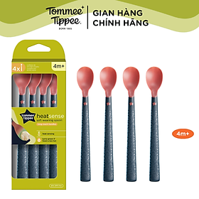 Thìa ăn dặm có báo nhiệt Tommee Tippee Heat Sense, cho bé từ 4 tháng