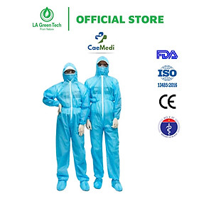 Trang phục bảo hộ, chống dịch CAEMEDI Cao Cấp L0, size L, thoải mái, tiêu chuẩn, dễ sử dụng - 1 Bộ/Gói