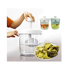 Hũ muối dưa cà thông minh loại tròn 2.2ml - Hàng Nội Địa Nhật