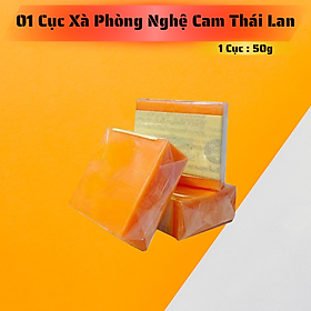 Mua 01 cục XÀ Phòng Nghệ Cam Thái Lan 50g