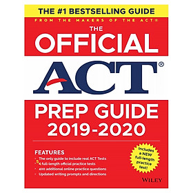 Hình ảnh sách The Official Act Prep Guide, 2019 Edition, Revised And Updated (Book + Bonus Online Content)