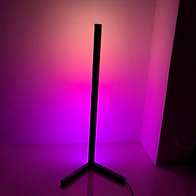 RGB Color Changing Floor Lamp Corner Light with Remote, Nordic Decoration LED Modern Floorlamp, 50cm Tall Standing Lamp, Warm White Light Lamp