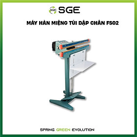 Máy Hàn Miệng Túi Dập Chân FS02 Từ SGE. Máy Có Công Suất Cao, Gia Nhiệt Nhanh, Dùng Được Cho Mọi Loại Túi. Hàng Nhập Khẩu Chính Hãng SGE Thailand. Máy Được Tặng Kèm 1 Bộ Dây Hàn Dự Phòng. - FS02-65