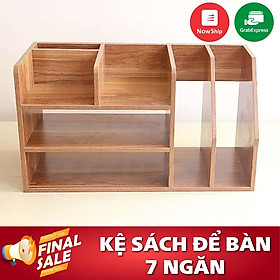 Mua Kệ Sách Gỗ Kệ Sách Để Bàn Làm Việc Lắp Ghép Đa Năng