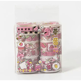 Set 8 sticker washi hình đễ thương