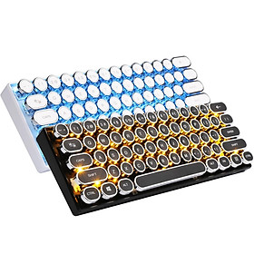 Bàn Phím Cơ Không Dây RK61 Phiên Bản Classic. - Blue Switch - Chính Hãng Royal Kludge. 61 Phím nhỏ gọn, dễ mang theo. Thiết kế đẹp, phong cách cổ điển.