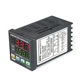 Đồng Hồ Đo Nhiệt Độ Điều Khiển Kỹ Thuật Số Tự Động Có LED Và Chuông Báo Động