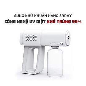 Mua Súng phun khử khuẩn  Máy xịt khử khuẩn K5 cầm tay cao cấp - Bảo hành 12 tháng