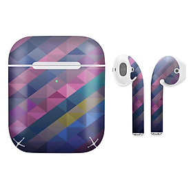 Mua Miếng dán skin chống bẩn cho tai nghe AirPods in hình thiết kế - atk307 (bản không dây 1 và 2)