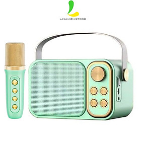Loa Bluetooth Karaoke Su-Yosd YS103 - Loa xách tay mini chất liệu nhựa cao cấp, công suất 6W và micro không dây - Hàng nhập khẩu