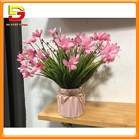 Mua Hoa Giả  Chậu Hoa Thuỷ Tiên Cắm Sẵn Trang Trí Bàn Trà  Kệ Tủ  Làm Quà Tặng Ý Nghĩa DG-71