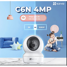 Mua Camera WI-FI EZVIZ C6N 4MP Trong Nhà  Quay Quét 360 Độ  Quan Sát Ban Đêm 10m Bằng Hồng Ngoại IR  Đàm Thoại 2 Chiều  Theo Dõi Chuyển Động Thông Minh --Hàng Chính Hãng