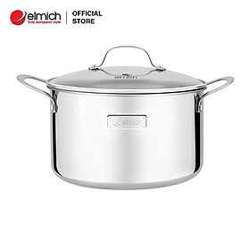 Nồi Elmich Inox cao cấp 3 lớp đáy liền Tri-Max 18cm