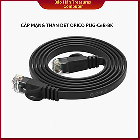 Cáp mạng cat 6 bấm sẵn dây dẹp orico pug-c6 - hàng nhập khẩu