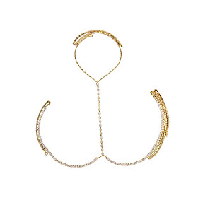 Body Chain Jewelry Adjustable Bikini Waist Bras Chain for Women Girls Ladies