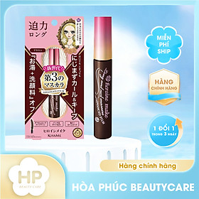 Mascara Dạng Màng Film Nâng Cao Kissme Heroine Make Siêu Chống Trôi Giúp Nâng Cong Và Vuốt Dài Mi - Màu Nâu #02 Kissme Heroine Make Long & Curl Mascara Advanced Film 6G