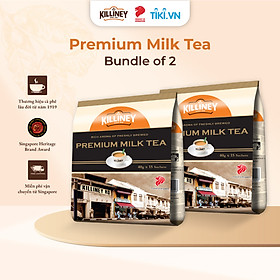 Combo 2 Túi Trà Sữa Hòa Tan Truyền Thống Cao Cấp Killiney Premium Milk Tea - (2 Túi X 15 Gói)
