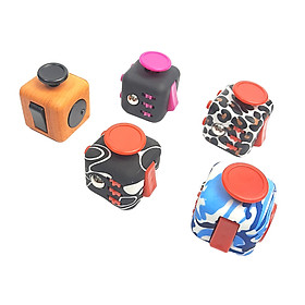 Combo 5 Khối Vuông Fidget Cube - Quà Tặng Kì Diệu Giảm Stress Tăng Khả Năng Tập Trung (Giao Mẫu Ngẫu Nhiên )