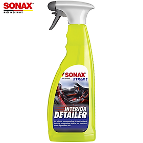 Dung dịch vệ sinh và bảo dưỡng nội thất ô tô Sonax 220400 Xtreme Interior Detailer Dung tích 750ml - Hàng Nhập Khẩu