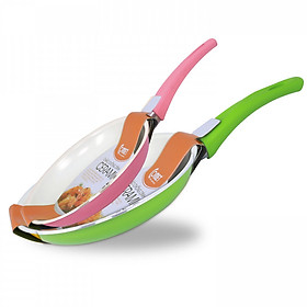 Combo 2 chảo chống dính Ceramic 20cm & 24cm COMET CH11-20 & CH11-24 (Giao màu ngẫu nhiên)