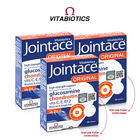 Combo 3 Hộp Viên Uống Vitabiotics JOINTACE Hỗ Trợ Tăng Tiết Dịch Khớp