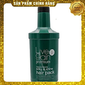 Dầu hấp tóc Livegain Premium Silky & Shine Hair Pack suôn mượt nước hoa Korea 1200ml