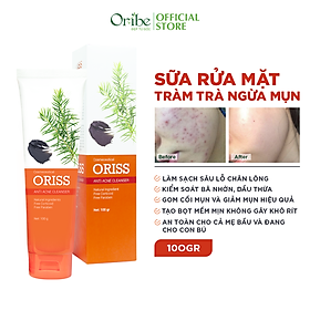 Sữa Rửa Mặt Tạo Bọt Ngừa Mụn Oriss 100g - Chuyên Dành Cho Da Mụn