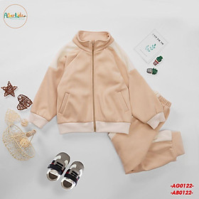 Bộ nỉ bé trai, bé gái ALBERKIDS lót lông siêu ấm, mềm mịn cho trẻ em 2,3,4,5,6,7,8,9,10,11,12 tuổi