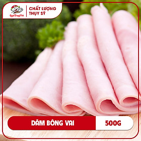 Dăm bông vai cắt lát Superior square ham Sliced500GR PE