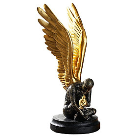 Angel Wing Figures Vintage Vivid Statue Crafts Bedroom  Decor